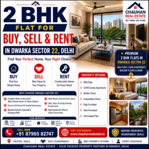 2 BHK Flat for Buy Sell Rent in Dwarka Sector 22 Delhi