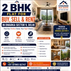 2 BHK Flat for Buy Sell Rent in Dwarka Sector 9 Delhi